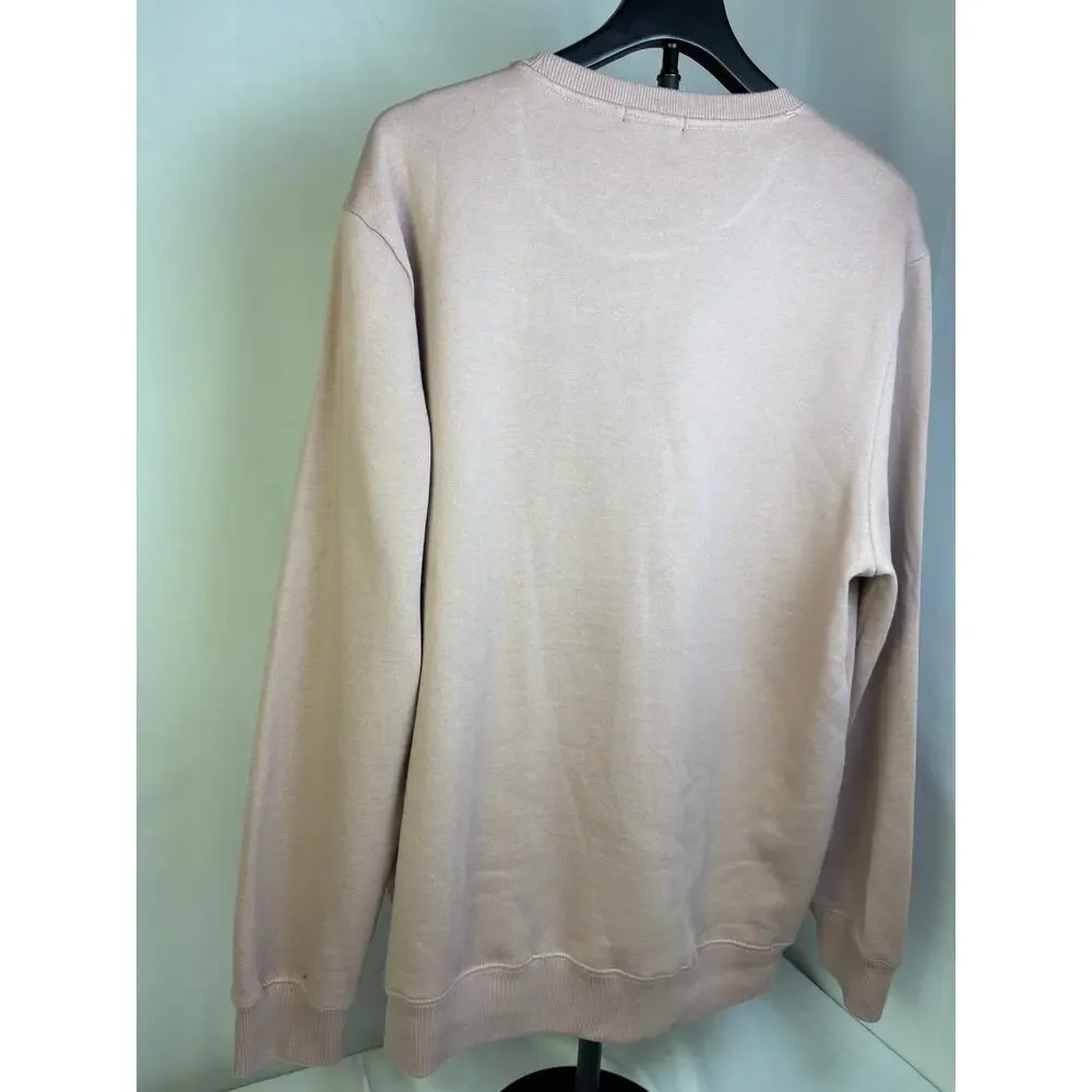 True Religion Logo Crewneck Sweatshirt NWT Unisex Casual (blush)